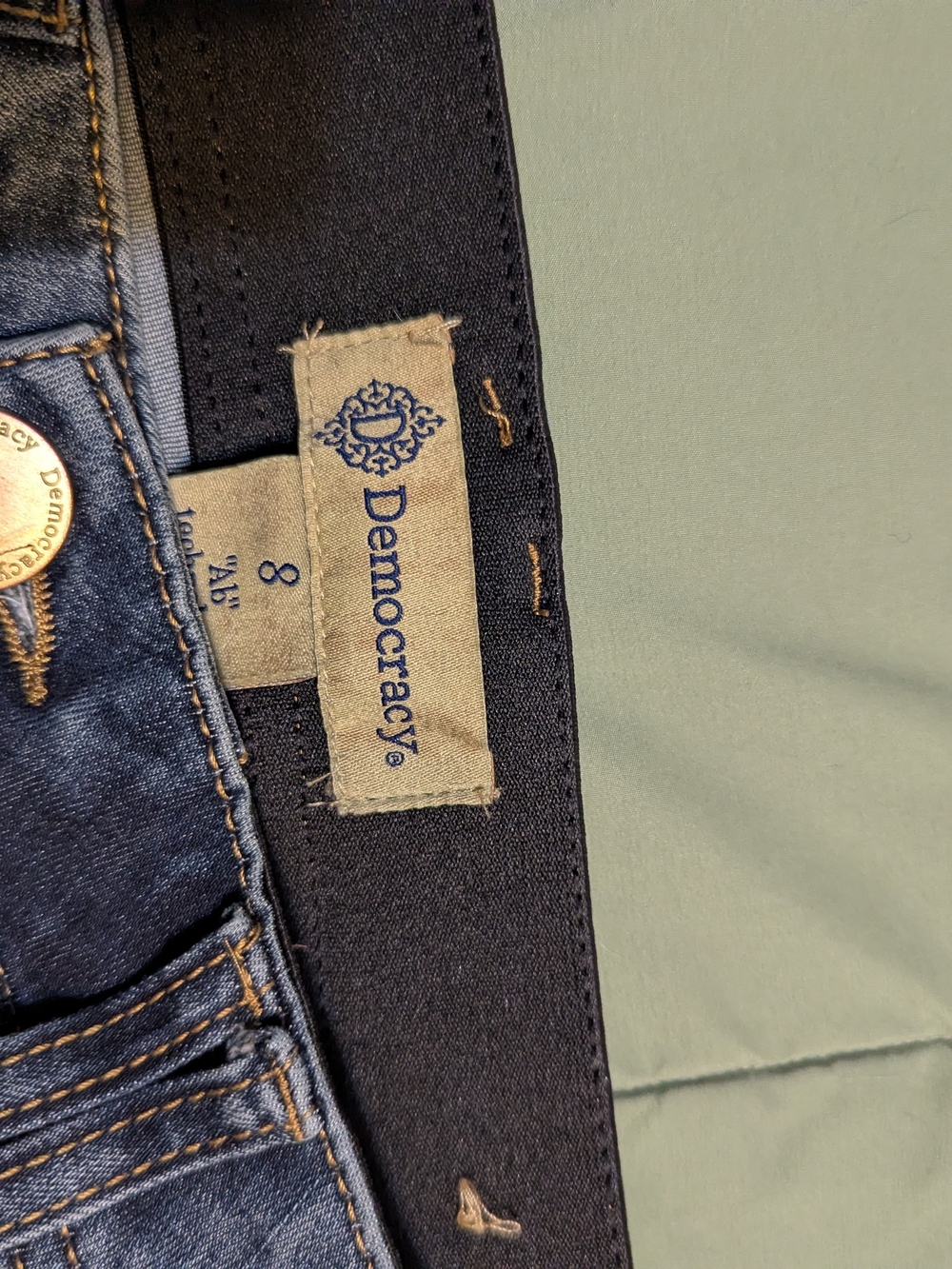 Democracy Women's Dark Blue Denim Jeans - Classic Fit